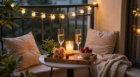 small balcony romantic essentials