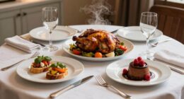stress free dinner hosting
