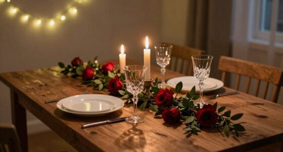 valentine home dinner decor