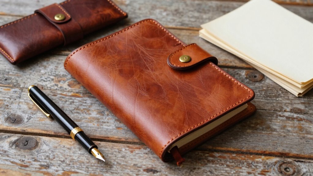 vintage personalized high quality leather