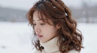 warm romantic winter hairstyles