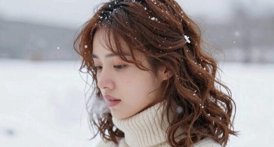 warm romantic winter hairstyles