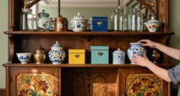 An Interior Designer’s Art Nouveau Home Office Has So Much Clever Storage