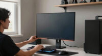 How I Created a Cleaner Gaming Setup by Hiding Lights in Plain Sight