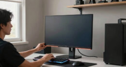 How I Created a Cleaner Gaming Setup by Hiding Lights in Plain Sight