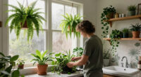 This DIYer Turned Their Ordinary Bathroom Into A Lush Secret Garden Paradise