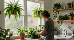 This DIYer Turned Their Ordinary Bathroom Into A Lush Secret Garden Paradise