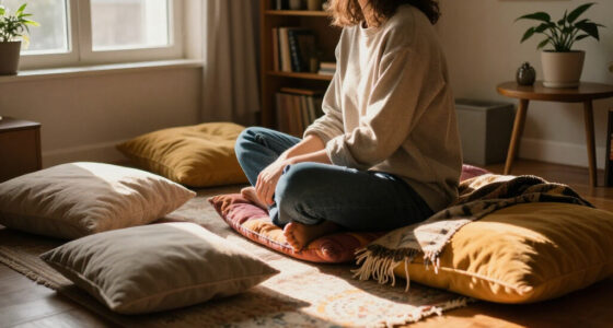 10 Floor Cushions That Instantly Create Cozy Reading Nooks (And Extra Seating!)