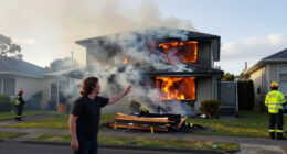 Two-storey Auckland House Collapses In Fire - NZ Herald