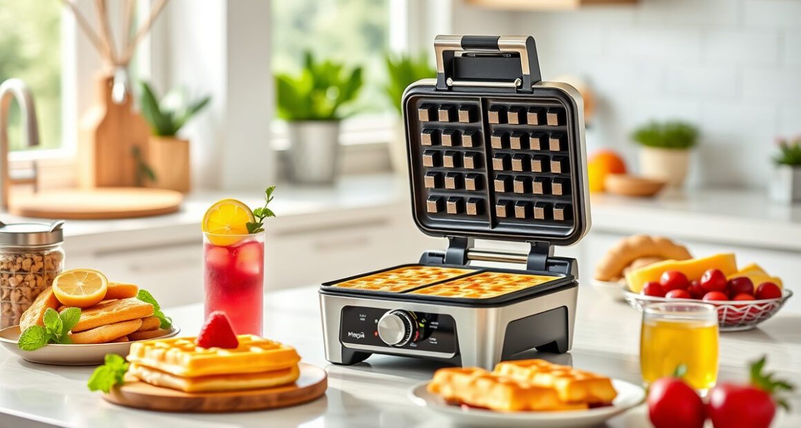 Make Poolside Brunch Effortless with the Ninja Belgian Waffle Maker Pro