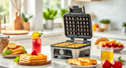 Make Poolside Brunch Effortless with the Ninja Belgian Waffle Maker Pro