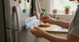 She Put A Dollar Tree Pill Organizer On Her Fridge, And I’m Going To Copy Her