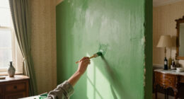 They Turned Their Beige 1900S Parlor Into A Bold, Green “Analog Room”