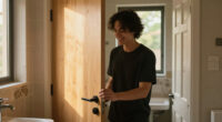 Two Doors Made This Bathroom Feel Awkward — So One Of Them Had To Go