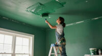 Are You Brave Enough To Paint A Gloss Ceiling? The 'Next Step' Of Color Drenching, Debated