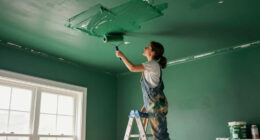 Are You Brave Enough To Paint A Gloss Ceiling? The 'Next Step' Of Color Drenching, Debated