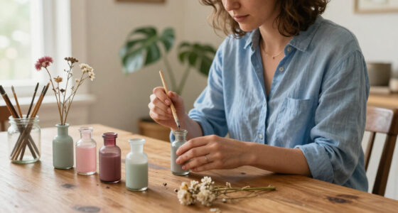 Cover Old Prescription Bottles With Paint To Create Vintage-Inspired Decor Gems