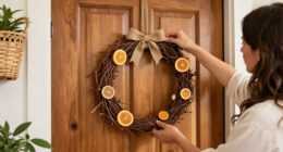 Forget Pricey Wreaths: Decorate Your Door With A Cheaper DIY That Adds A Rustic Touch