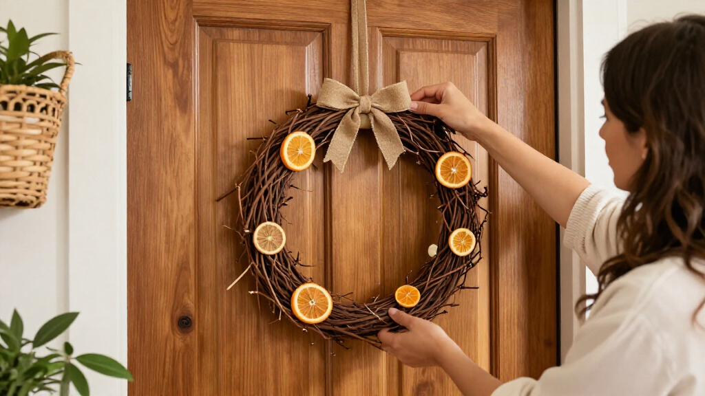 Forget Pricey Wreaths: Decorate Your Door With A Cheaper DIY That Adds A Rustic Touch