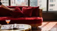 Inside A Sizzling Mexico City Condo Wrapped In Ruby Red Velvet And Deco Glamour