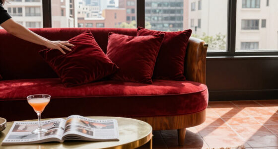 Inside A Sizzling Mexico City Condo Wrapped In Ruby Red Velvet And Deco Glamour