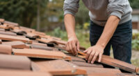 Leave The Pavers Behind: Upcycle Old Roof Tiles For Landscaping