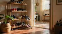 Not A Traditional Shoe Rack: Save Space With A Vertical Alternative