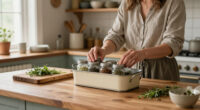 Repurpose A Casserole Holder Into A Spice Rack That Adds Vintage Charm
