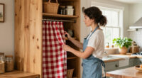 Skip Traditional Pantry Doors: There's A Cuter Way To Add A Rustic Touch To A Kitchen