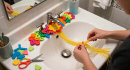 Upcycle Dollar Tree Pool Noodles Into Gorgeous Bathroom Decor With This Clever DIY